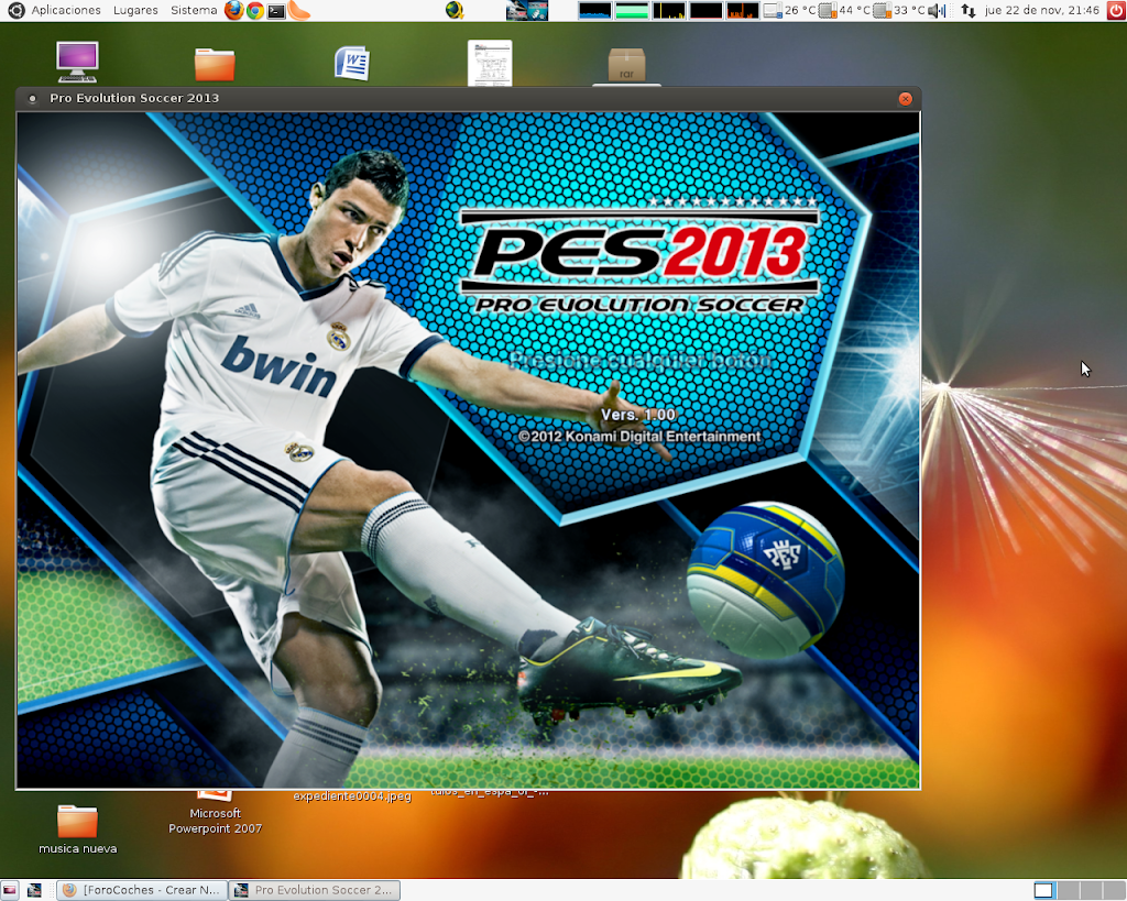 PES 2013 perfecto o mas juegos en Ubuntu 12.10